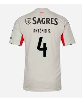 Billige Fotballdrakt Benfica Antonio Silva #4 Replika Bortedrakt 2025-26 Kortermet Billige Fotballdrakt Benfica Antonio Silva #4 Replika Bortedrakt 2025-26 Kortermet